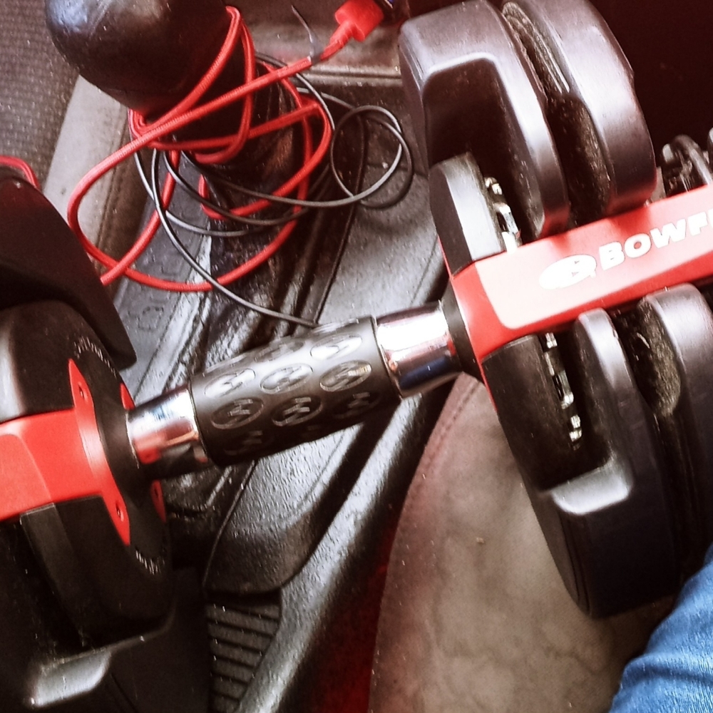 New Bowflex Adjustable Arm Weights Pair